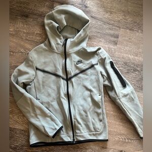 Nike Light Green Hooded Jacket